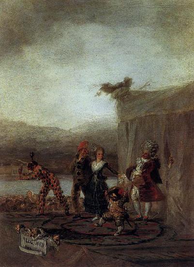 Francisco de Goya The Strolling Players oil painting picture